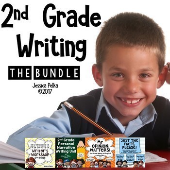 Preview of 2nd Grade Writing Workshop BUNDLE - Writing Plans for the ENTIRE Year!