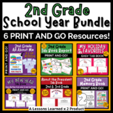 2nd Grade Yearlong Tab & Flip Book Bundle --6 projects!