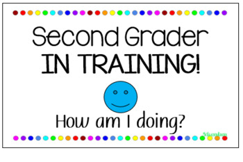 Preview of 2nd Grader in Training Lanyard Freebie
