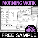 2nd Grade Morning Work - FREE Sample