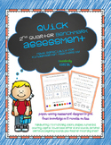 2nd Quarter {MoY} Kindergarten Quick Assessment - No Prep