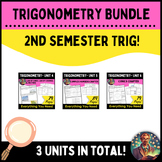 2nd Semester Trigonometry 3 Chapters 3 Units Trig