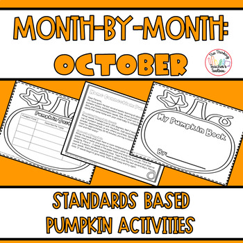 Preview of October Activities Pumpkins