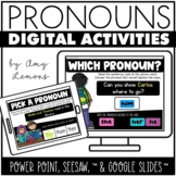 Pronoun Grammar Slides for Pronouns in Sentences and Using
