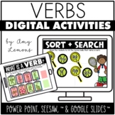 Verb Grammar Slides for Parts of Speech w/ Writing Verbs i