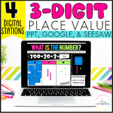 Place Value Math Slides 3 Digit Numbers - Digital Activiti