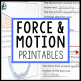 Force and Motion | 2nd Grade 3rd Grade Activities, Workshe