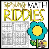 2nd and 3rd Grade Spring Math Riddles-Time, Addition, Subtraction