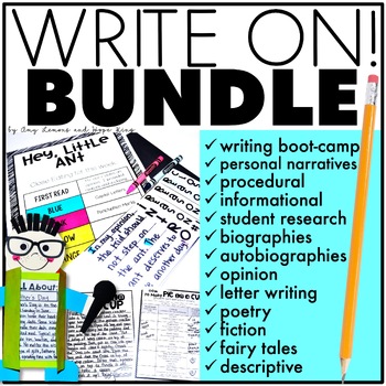 Preview of 2nd & 3rd Grade Writing Curriculum | Writing Workshop Lessons, Prompts, & Rubric