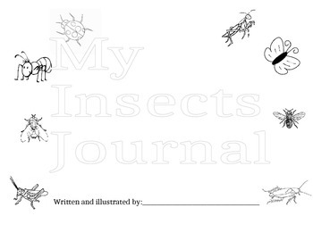 2nd grade Domain 8 Insects- journal by Michelle B | TPT