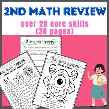 Preview of 2nd grade End of year Math Review