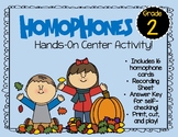 2nd grade Homophone Center Activity!