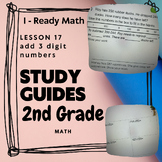 2nd grade I-Ready Math Lesson 17 Study Guide, subtracting 