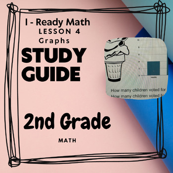 Preview of 2nd grade I-Ready Math Lesson 4 Study Guide, bar graph picture graphs
