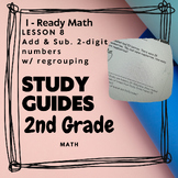 2nd grade I-Ready Math Lesson 8 Study Guide, add sub 2-dig