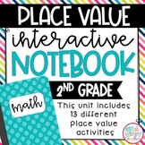 Place Value Interactive Math Notebook for 2nd grade