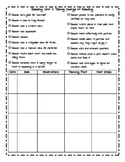 2nd grade Reading Conference Forms