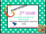 2nd grade Social Studies Personalized Learning Government Unit