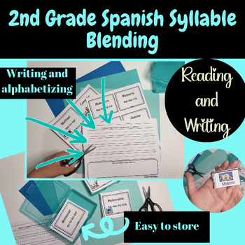 Preview of 2nd grade Spanish Syllable Blending with Mm Vocabulary
