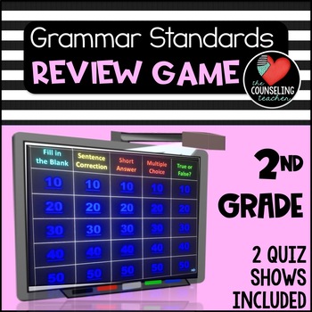 Preview of 2nd Grade Grammar Review Games