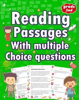 Preview of 2nd grade reading passages with multiple choice questions