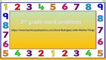 Preview of 2nd grade word problems