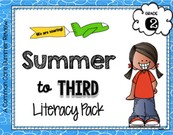 Preview of No Prep 2nd to 3rd Grade Summer ONLY ELA Pack