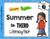 No Prep 2nd to 3rd Grade Summer ONLY ELA Pack