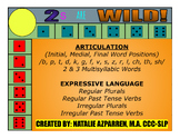 2s Are Wild! Speech Therapy Articulation Expressive and Re