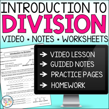 Preview of 2x1 Digit Division Worksheets - Differentiated Worksheets Word Problems