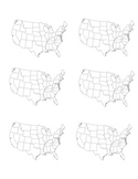 2x3 Notebook Maps of the Continental U.S.