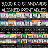 3,000 Standards Aligned Worksheets