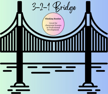 Preview of 3-2-1 Bridge: Visible Thinking Routine K-2