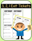 3, 2, 1 Exit Ticket Templates - Formative Assessment Tool 