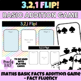 3,2,1 Flip! maths basic facts addition game - fact fluency 