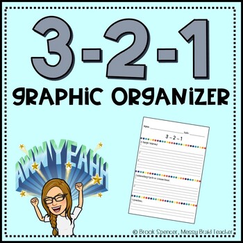 Preview of 3-2-1 Graphic Organizer