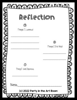 classroom reflection activities