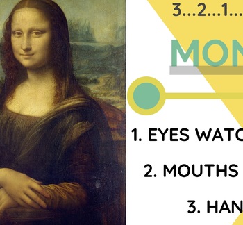 3 2 1 Show me the Mona Lisa