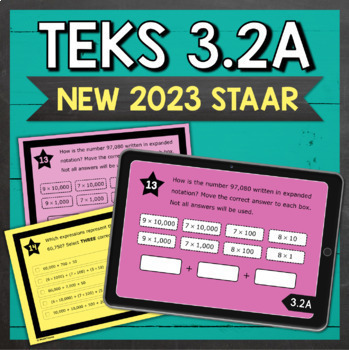 Preview of 3.2A ★ Compose & Decompose ★ NEW Answer Types ★ 2023 STAAR Redesign ★ STAAR 2.0