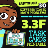 Math TEK 3.3F ★ Equivalent Fractions ★ 3rd Grade STAAR Math Test Prep Task Cards