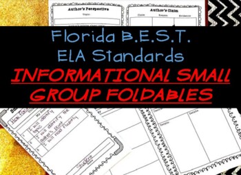 Preview of 3-5 Florida B.E.S.T. Standards Small Group Foldable Informational