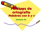 3-5th Grade Spanish Vocabulary - Week 2