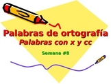 3-5th Grade Spanish Vocabulary - Week 8