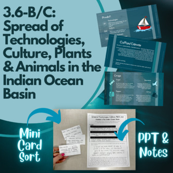 Preview of 3.6-B and 3.6-C Combined / Spread of Tech, Culture, Plants & Animals in Indian..