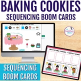 3-6 Step Sequencing for Baking Cookies Boom Cards™