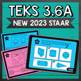 3.6A ★ Classifying Shapes ★ NEW Question Types ★ 2023 STAA