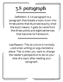 3.8 Paragraph Indepent Writing Practice Packet