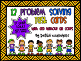 3 Addend Problem Solving Task Cards {with QR Codes}