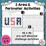 3 Area and Perimeter Activities for Grades 3-5