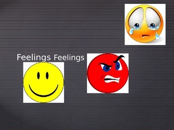 Preview of 3 Basic Emotions Powerpoint Game-Happy, Mad, Sad